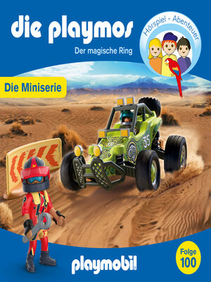 cover image of Die Playmos--Das Autorennen um den Vulkan, Folge 100
